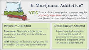 is weed addictive